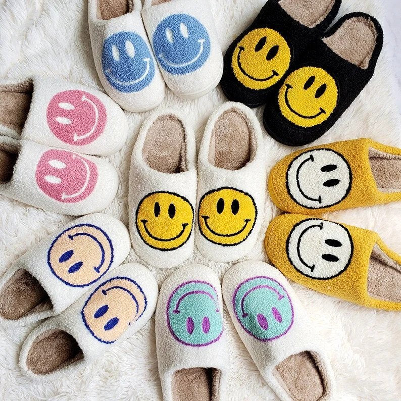 Smiley Face Slippers